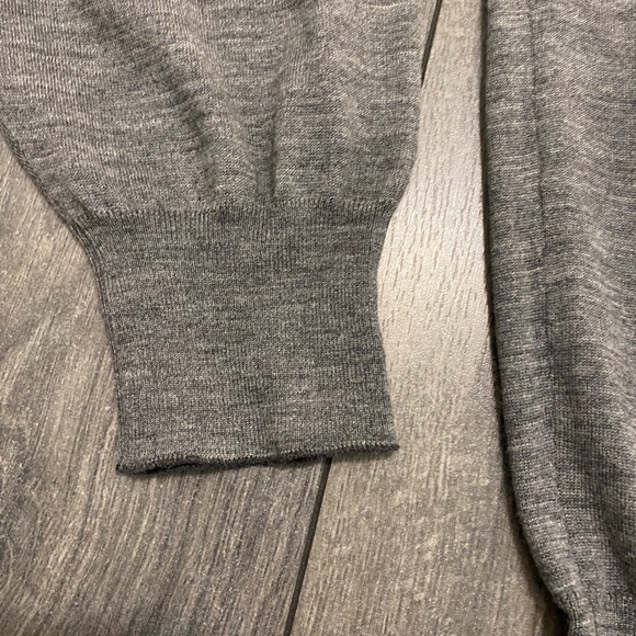 Brunello Cucinelli Cashmere Wool Blend V-Neck Sweater Size L - Picture 5 of 11